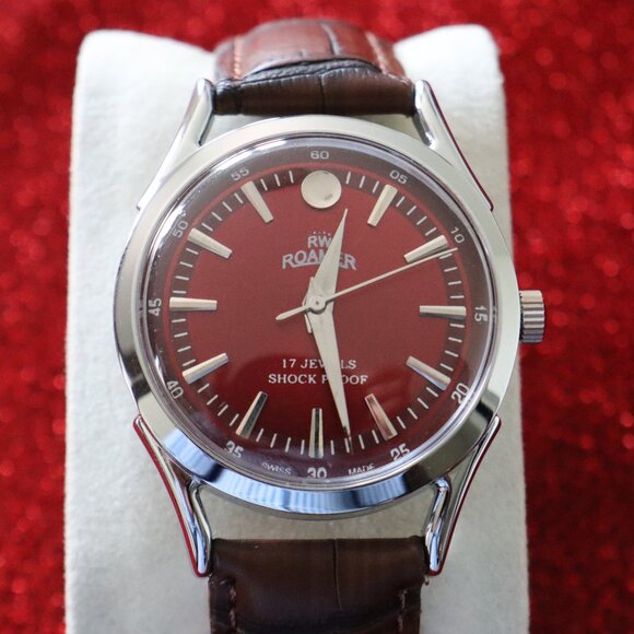 Vintage Roamer Swiss-made, professionally refurbished: 17‑jewel Manual Wind - Picture 2 of 7